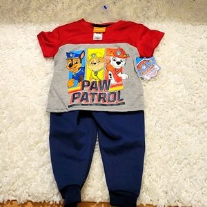 NWT Nickelodeon Paw Patrol Boys Set 2T